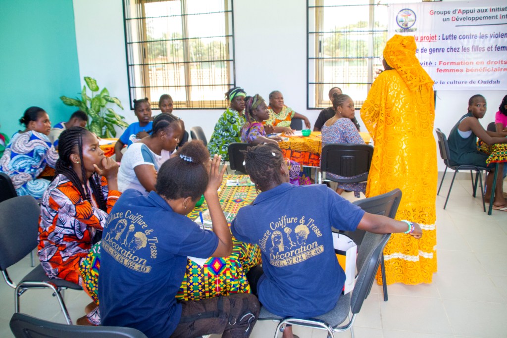 FORMATION-GAIFEDID_10 Promotion des droits humains et justice de genre : GAIFEDID ONG renforce les capacités des femmes à Ouidah