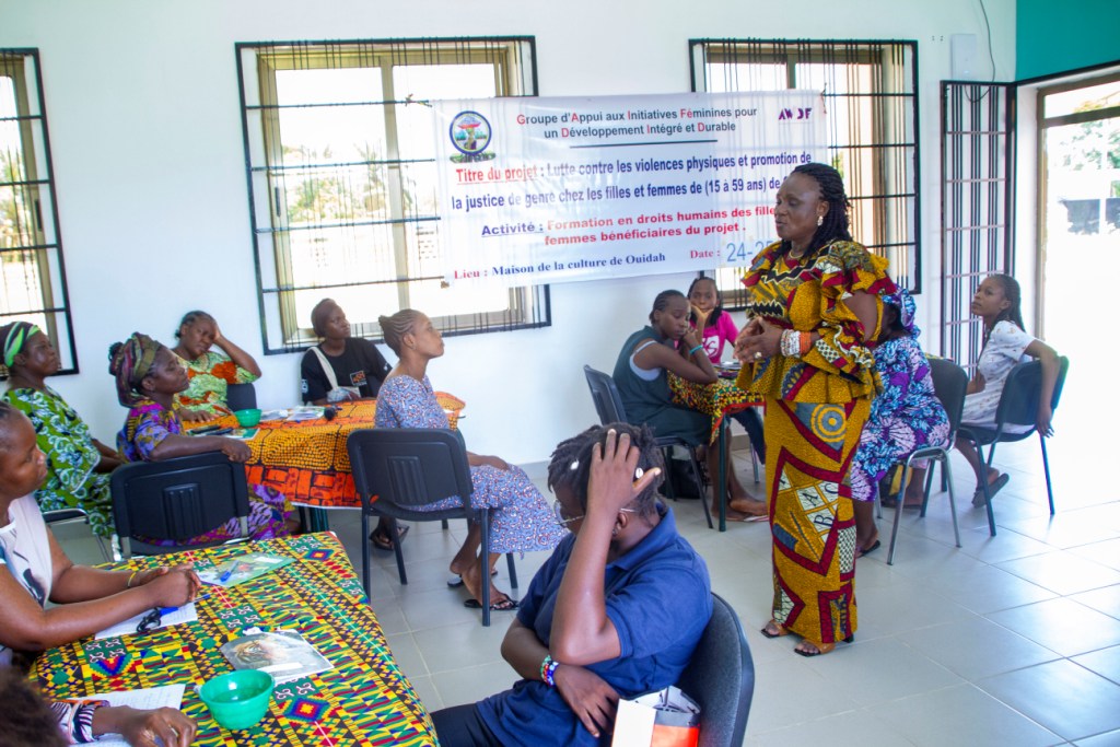 FORMATION-GAIFEDID_20 Promotion des droits humains et justice de genre : GAIFEDID ONG renforce les capacités des femmes à Ouidah